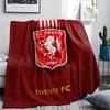 FC Twente Printed Flannel Blanket, Soft Throw for Bedroom Sofa, Washable, Christmas Present, Great Gift.