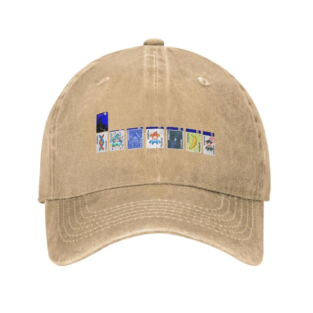 Balatro Solitaire Mashup Baseball Caps Vintage Distressed Washed Cards Game Headwear for Unisex Women Outdoor Summer Gift Caps Hat