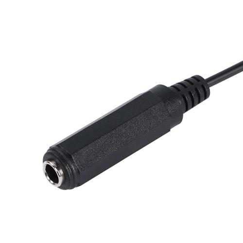 CERRXIAN 90 Elbow MIDI Cable, 5-Pin DIN Male to Monopris 6.35 mm (1/4 inch) TRS Stereo Audio Cable for MIDI Keyboards, Synthesizers, Organs, Electric