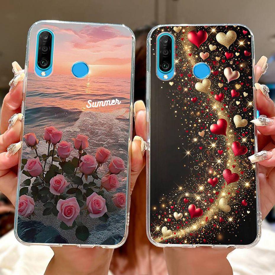 Cute Painting Phone Case For Huawei P30 Lite / P30 Pro / P30 Soft Silicone TPU Back Cover Cases For Huawei P30Lite P 30 P30Pro