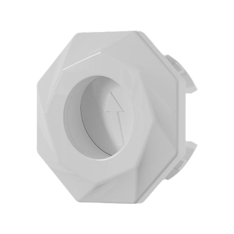 

Fashion Sink Overflows Trim Rings Bathroom Accessory Decoration for Home and Hotel Use Sturdy Plastic Materials белый