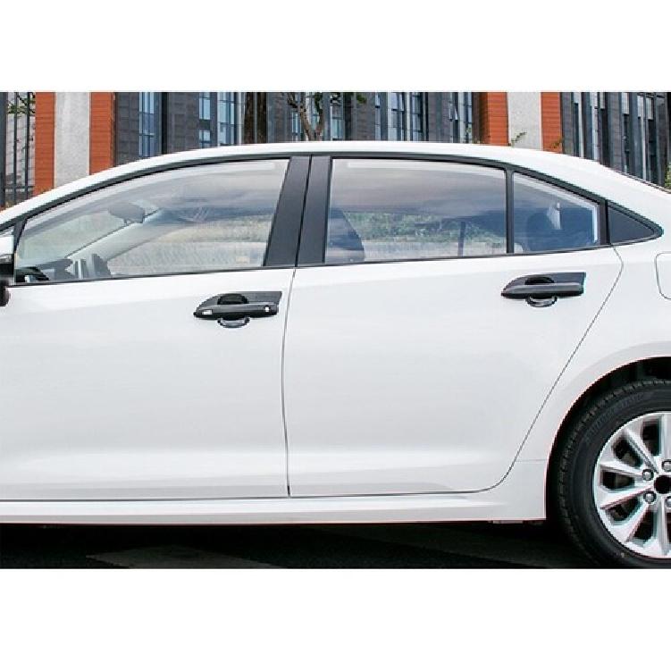 8x Carbon Fiber Car Door Handle Bowl Cup Cover Trim For Toyota Corolla -