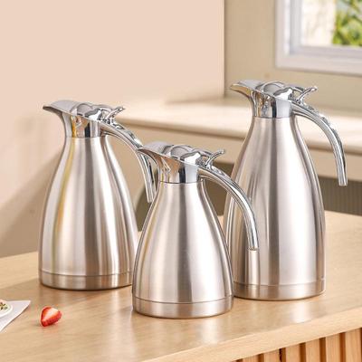 European Style 304 Stainless Steel Vacuum Insulated Flask, Large Capacity Hot Water Bottle, Double Layer Coffee Pot