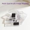 Mini Size Refrigerator Picture Frames Blank Insert DIY Photo Frames  DIY Projects