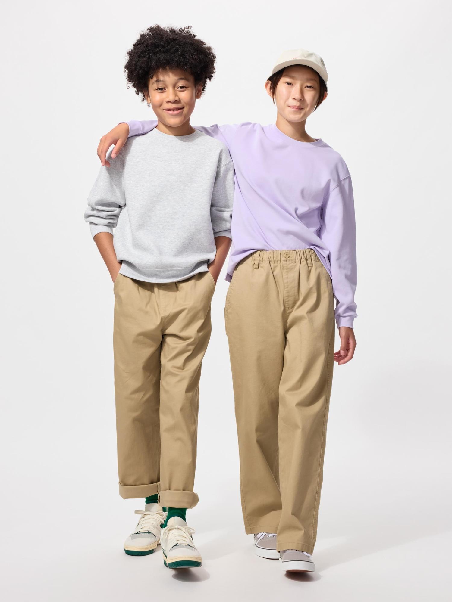 

Uniqlo Детские эластичные легкие брюки 32 BEIGE/KIDS 160