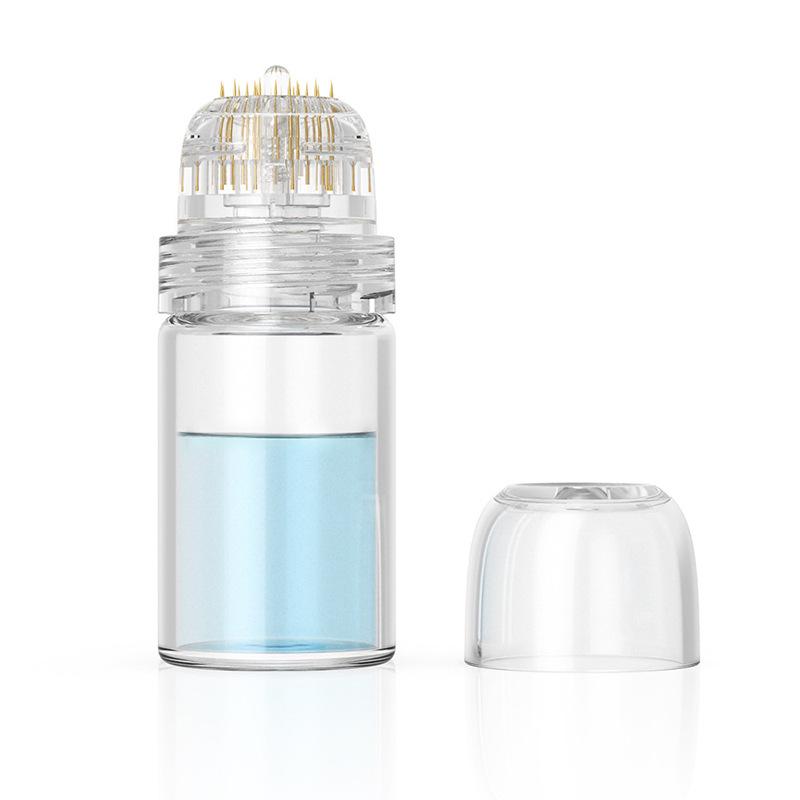 Hydra.Needle HN20: Gold Microneedle Roller with Press-Type Liquid Dispensing