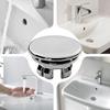 Round Basin Trim Drain Cap Cover Bathroom Overflow Drain Cover 22-24mm Sturdy Double Layer Overflow Cover Insert In Hole