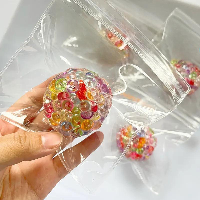 Quetschbälle, Eisperlen – Stressabbau-Spielzeug, superweiches sensorisches Fidget-Spielzeug für Kinder und Erwachsene, Entspannungs- und Stressabbau-Geschenk