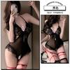 Sexy Lingerie Set Women - Purple Lace Mini Dress V-Neck Sleeveless All