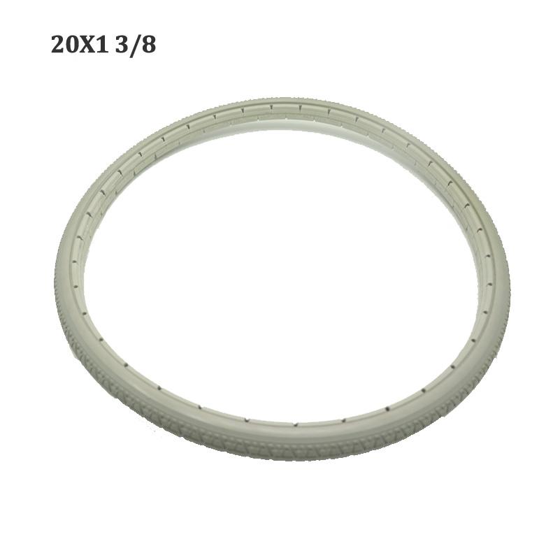 20 22 24 26 Inch 22X1 3/8 20X1 3/8 24X1 3/8 26X1 3/8Inflatable-Free Tire Solid Tire Manual Wheelchair Rear Wheel 20x1 3 8 1pcs G