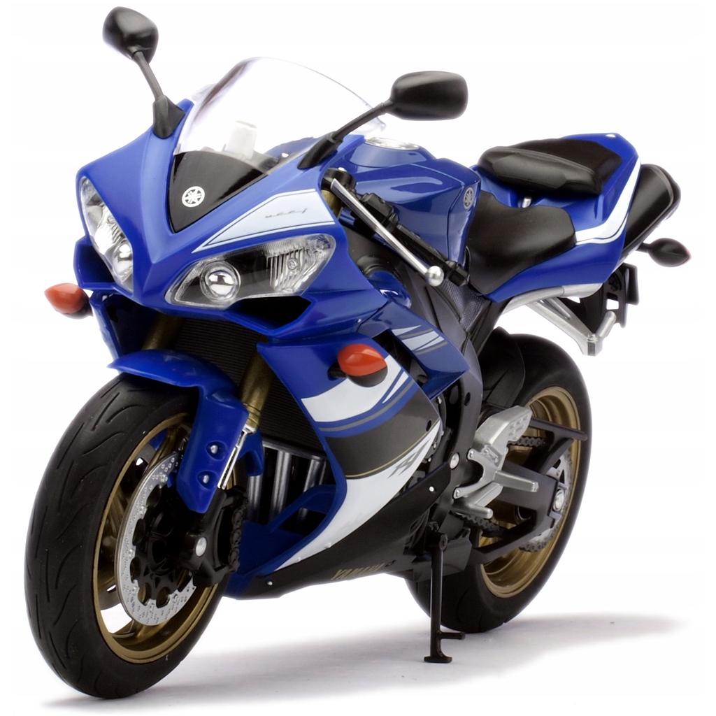Yamaha Yzf-R1 Modell Motorrad im Maßstab 1:10 Gummistiefel