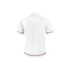 Men's Summer Ice Silk Fiber Short Sleeve T-shirt - Breathable Striped Casual Top with Classic Collar and Button Details