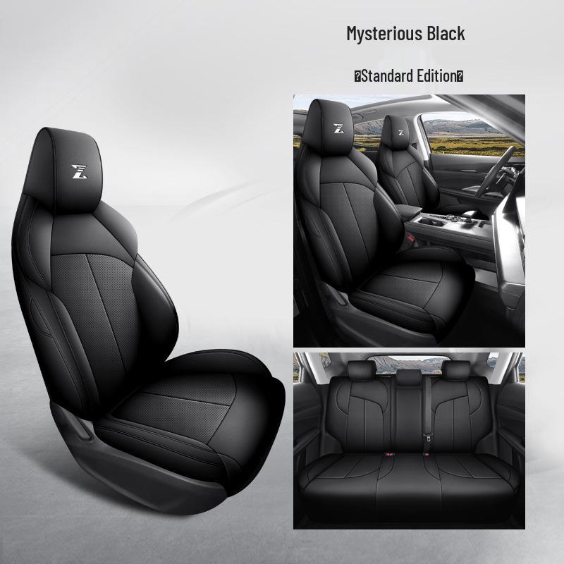 Oshan Z6 Universal Full Leather Car Seat Cushion, All-Season Model