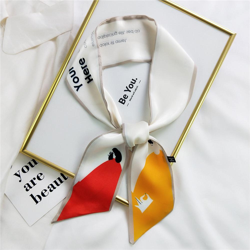 Neue Schals Seidenschals Damen Frühlings- und Herbstsaison Lange dekorative professionelle Schals Sommer Dünne Stile gepaart mit stilvollen Hemden