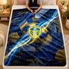 Flannel BlanketLeeds United Football Warm Soft Throw Blanket for Indoor Sofa Bed Living Room Use