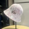 Letter Fisherman Hat Women's Autumn and Winter Versatile Commuting Warm Showing Face Small Bucket Hat Basin Hat