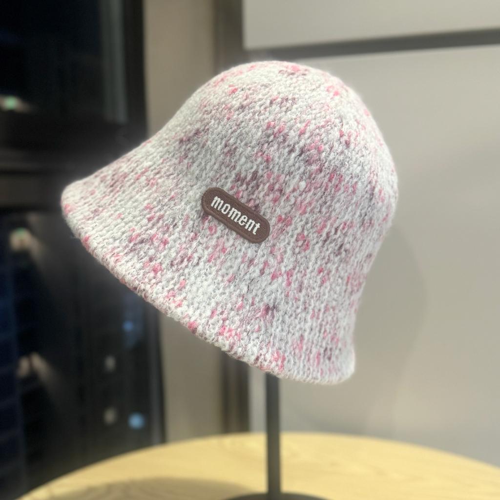 Letter Fisherman Hat Women's Autumn and Winter Versatile Commuting Warm Showing Face Small Bucket Hat Basin Hat