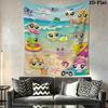 Littlest Pet Shop Wall Tapestry Aesthetic Wall Hanging Printed Fabric Blanket Decorative Tapestries for Bedroom Living Room Home Decor