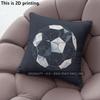 Geometric Soccer Sport Throw Pillow Covers Pattern Cushion Cover Suitable For Sofa Bedroom Car Pillow Cover