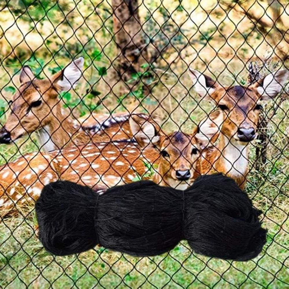 Heavy Duty Braided Cord Netting Reusable Garden Net Poultry Netting Fruit Tree Netting  Deer Fence