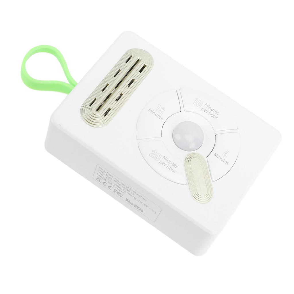 Car Air Purifier White Color Multifunctional Portable Small Travel Air Purifier for Kitchen