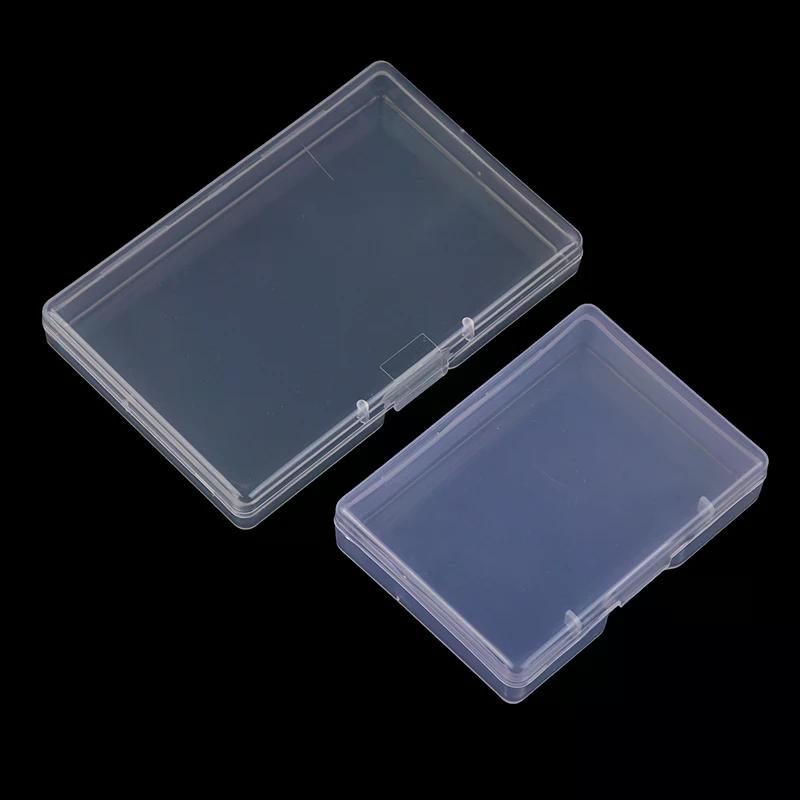 Case Durable Transparent Plastic Box Rectangular Translucent Packing Storage Organizer Dustproof Strong Jewelry Container