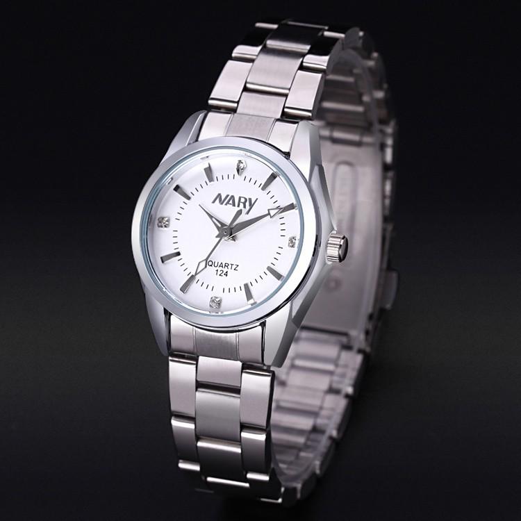NARY Women s Diamond Inlaid Simple Waterproof Quartz Watch - Internet Celebrity Style 124