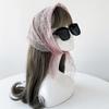 Cute Lace Flower Hair Scarf Vintage Sweet Headscarf Fashion Head Scarf  Pastoral Style