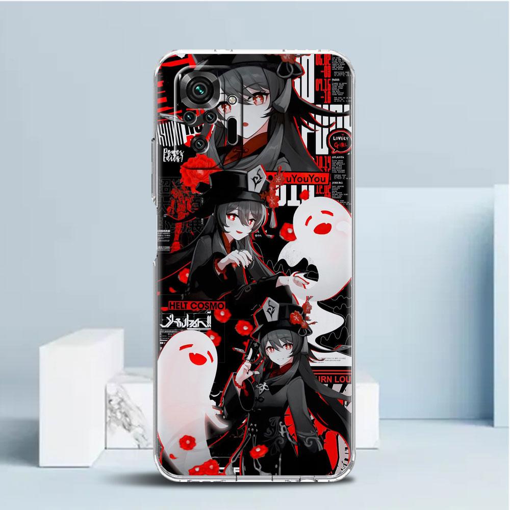 ShockProof Phone Case for Redmi Note 11 11E 10 9 8 Pro 11S 9S 10S K40 9A 9C 8T 7 10C 9t 9s Soft Cover Genshin Impact Beelzebul