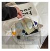 Women's Large Capacity Canvas Tote Bag - Summer Versatile Single Shoulder Bag with Letter Print