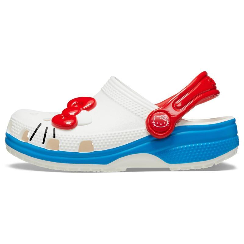 Hello Kitty x Crocs Classic clog Hello Kitty EVA Comfortable Hole Shoes Unisex White Red Blue