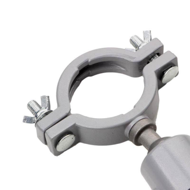 Drehbarer Mehrpositions-Schraubstock mit Bohrerhaltern, Hochleistungs-Stahlklemme für Holz-, Metallbearbeitungs-DIY-Projekte