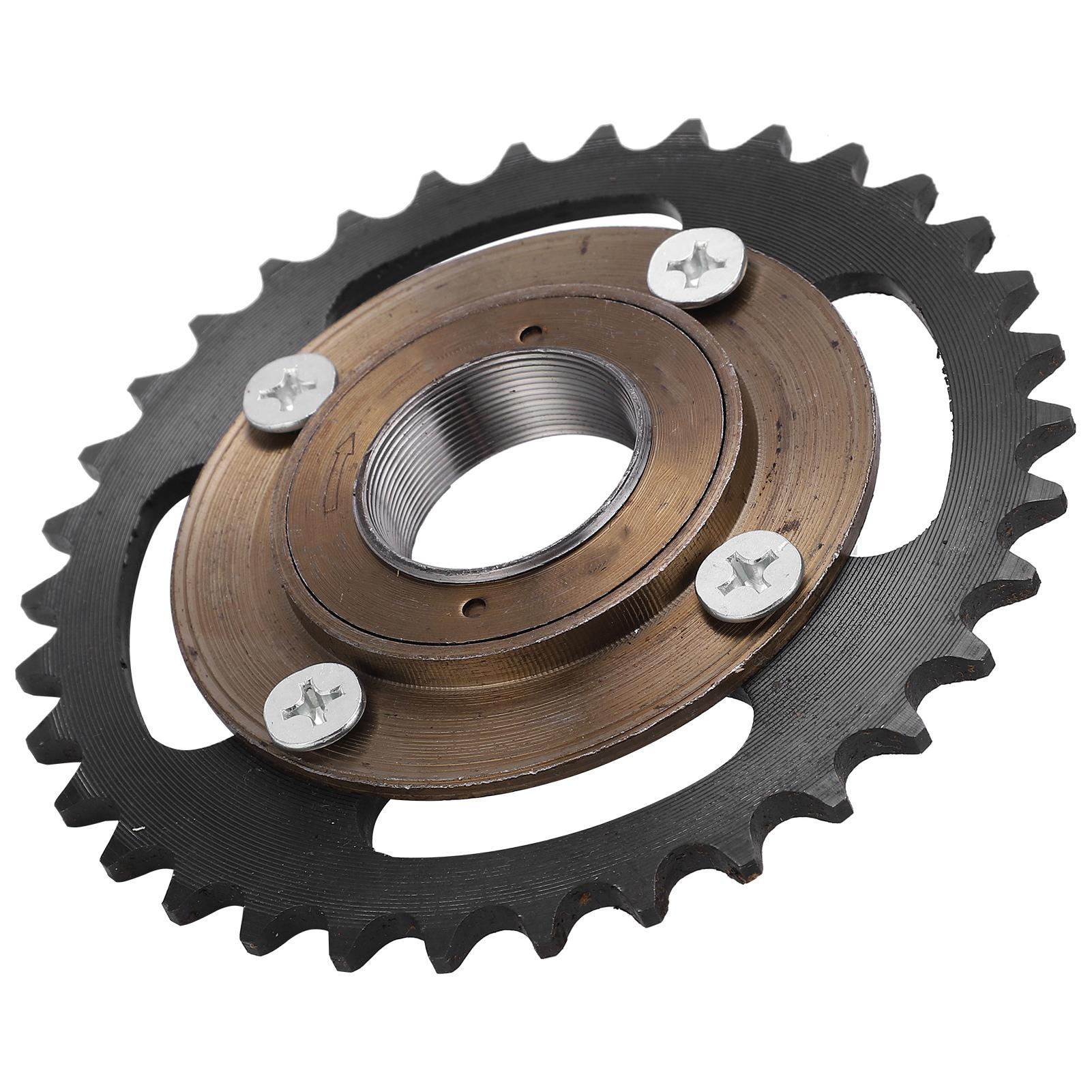 

Electric Tricycle Chainring 420 34T Chain Sprocket Toothless Flywheel for ATV Gokart