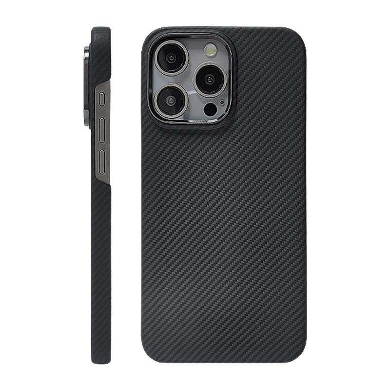 Carbon Fiber Shockproof Luxury Phone Case for 13Pro 13Pro Max Slim Lightweight Soft Cover Magnetic Ring Holder Custom