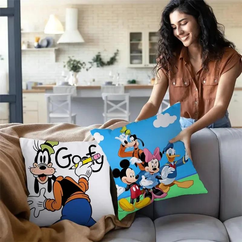 Cartoon  Kawaii D-Goofy Pillow Covers Cartoon Sofa Decorative Home Printing  Cute Cushion Cover