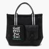 MunSingwear Women S Double Pocket Tote Bag Black Mr122lbg12