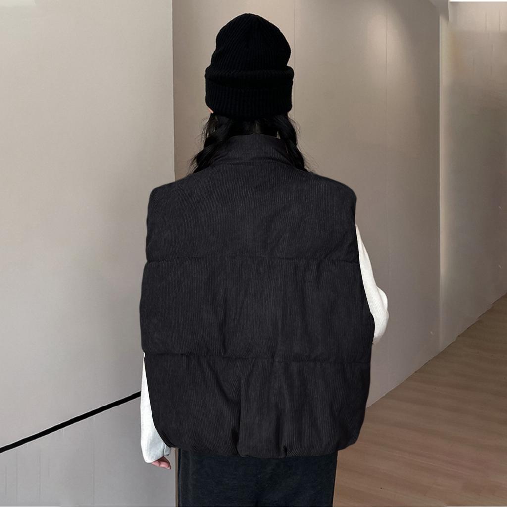 Women's Short Loose Versatile Fashion Corduroy Vest Vest