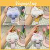 Plush Cat Whimsical Toy With Squeaking Feature In Cheerful Color Variants