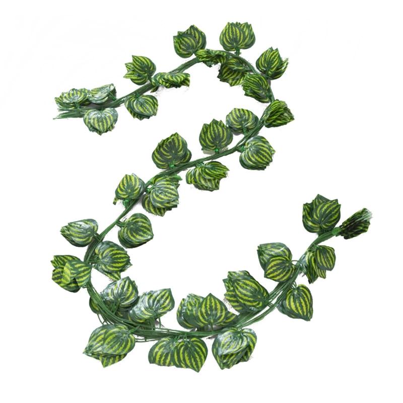 Silk Artificial Ivy Rattan Leaf Garland Plant Vine Home Wedding Bathroom Decoration Garden Festival Party Decor
