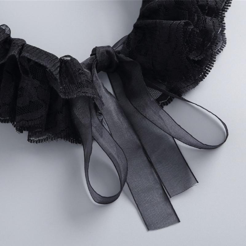 Lace Trim Manicure Sleeve Nails Art Decoration Meshes Cuffs Romantics Arm Cuffs for Special Occasion and Fancy Dress