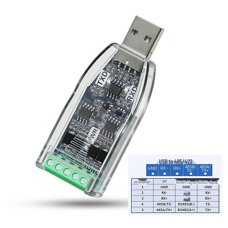 Convertisseur d'Interface de Communication Série USB vers RS485/232/422 pour Ordinateurs Portables