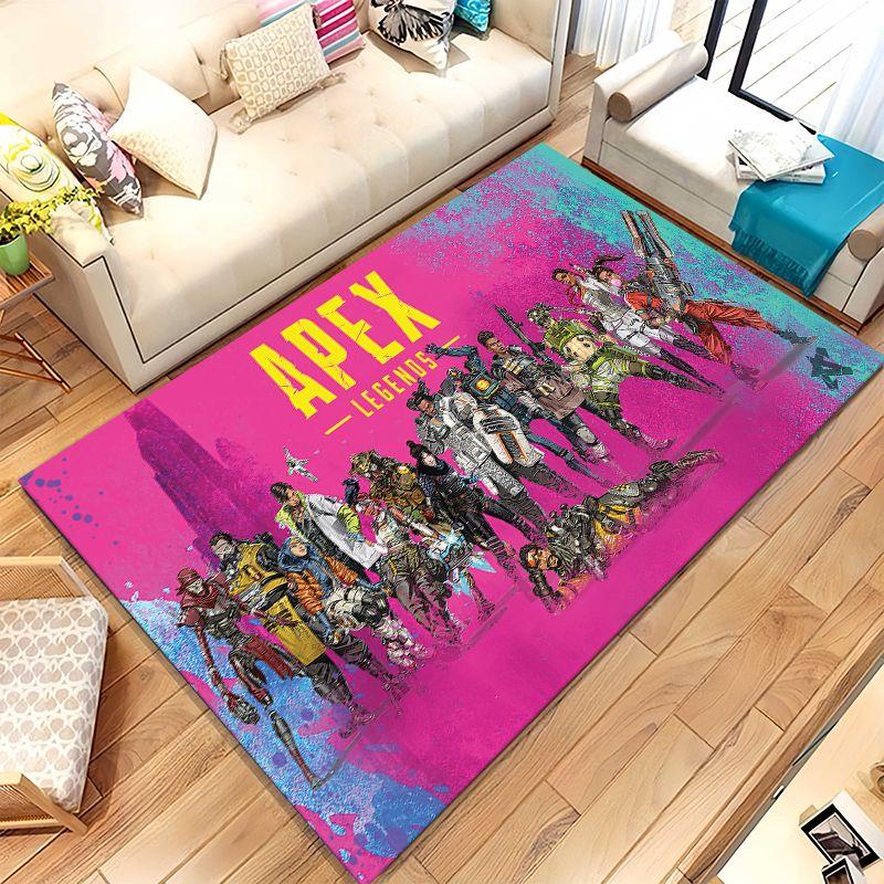 Game Apex legends Cartoon Living Room Non-Slip Area Rug Soft Carpet for Bedroom Kids Playroom Sofa,Home Decor Doormat Gift