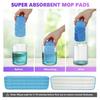 Yousheng 1/4Pcs Mop Pad Efficient Performance Wet/Dry Cleaning Trawl Pads Pet Hair Removal Microfiber Mop Pad for Swiffer PowerMop