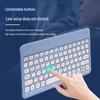 Wireless Bluetooth Keyboard with Round Keycaps for Apple & Huawei Tablets/Phones