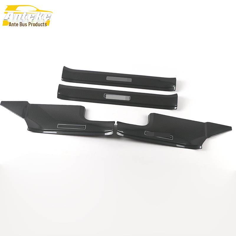 BYD 21 Tang Door Sill Strips: Carbon Fiber Welcome Pedal Trims & Exterior Bright Strips