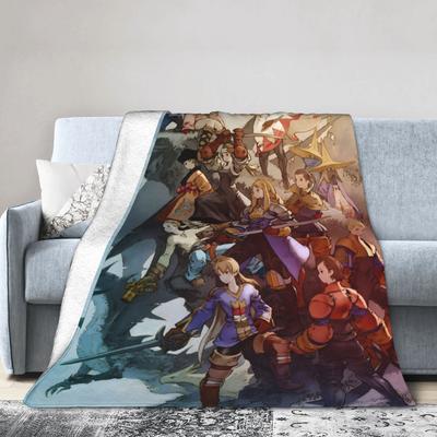 FFT Spiel The War of the Lions Flanelldecke Winter Warm Weiche Überwurfdecke für Jungen Mädchen Schlafzimmer Street Trend Sofa Bettdecke