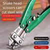 Accuracy 8Inch Wire Cutter Hardened Mouths Ensure Piercing Clean Cut on Steel Wire 1.5mm and Iron Coppers Wire 4.0mm