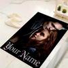 Custom 1Pc Name Flannel Personalized Rug Non Slip Floor Mat Soft Carpet for Living  Bedroom Office Home Decor Gift