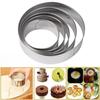 5pcs Round Biscuit Mold Stainless Steel Dumpling Skin Cutting Mould DIY Cake Pastry Baking Cutting Maker Tools Kitchen Gadgets