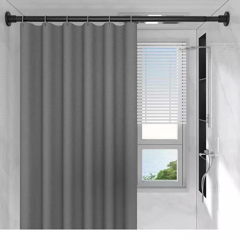 Tension Rod: Multi-Use Curtain, Clothes Drying, Wardrobe, and Shower Rod